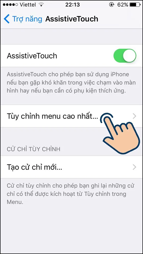 Cách bật nút home ảo - Tính năng hữu ích cho người dùng 10