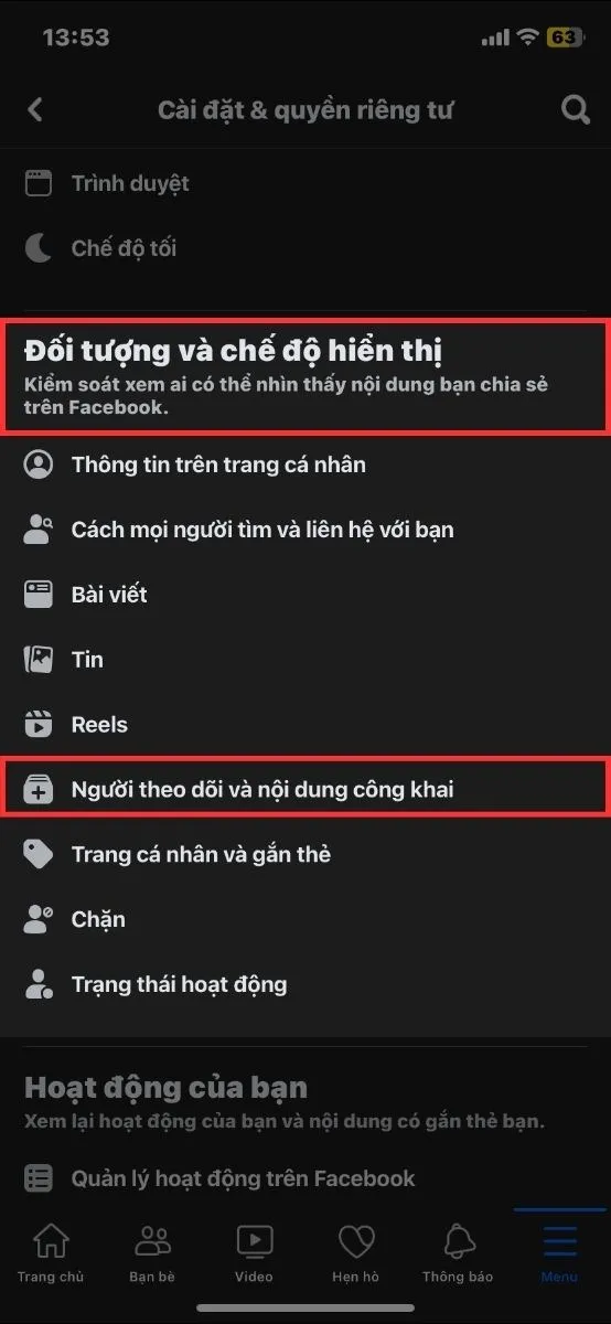 Hướng dẫn chi tiết cách bật theo dõi trên Facebook 5