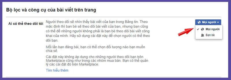 Hướng dẫn chi tiết cách bật theo dõi trên Facebook 10