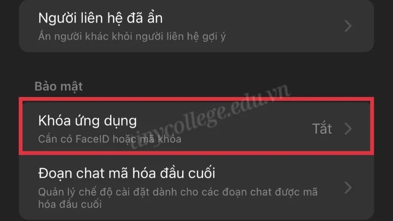 Hướng dẫn cách cài mật khẩu Messenger để bảo mật thông tin 19