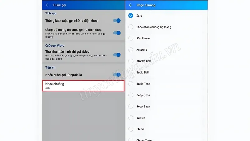 Hướng dẫn chi tiết cách cài nhạc chuông Zalo nhanh chóng 2
