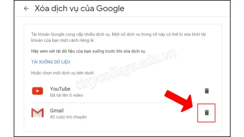 Cách xóa tài khoản Gmail - Lưu ý trước khi thực hiện 5