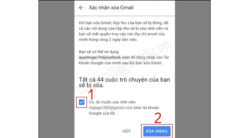 Cách xóa tài khoản Gmail - Lưu ý trước khi thực hiện 17