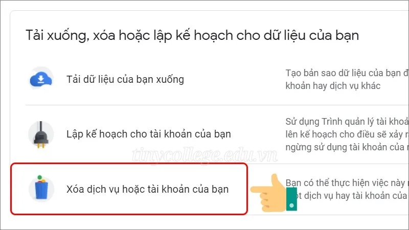 Cách xóa tài khoản google để bảo vệ dữ liệu cá nhân 4