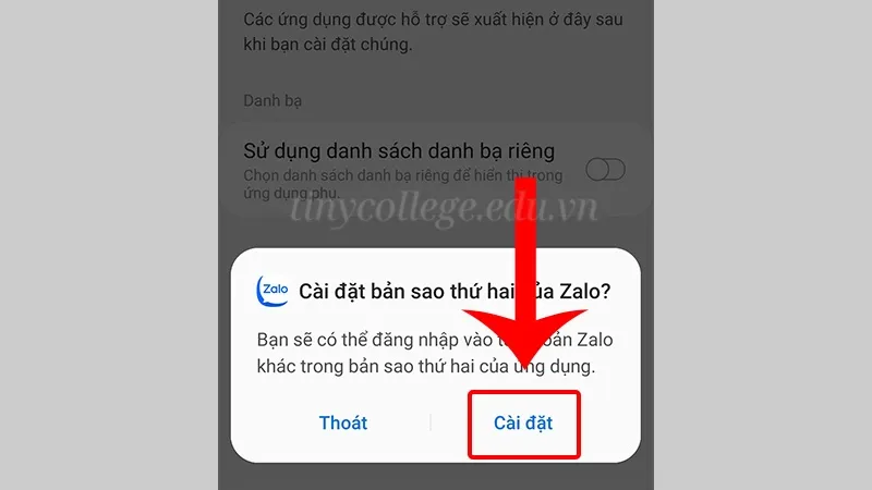 Hướng dẫn cài 2 Zalo trên 1 điện thoại một cách nhanh chóng 4