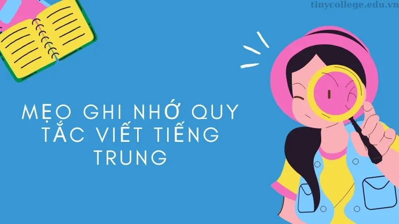 Quy tắc viết tiếng trung 05