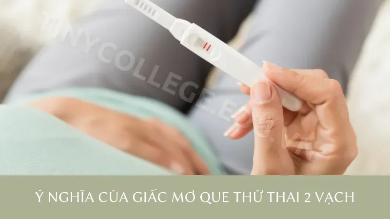 nằm mơ que thử thai 2 vạch 2