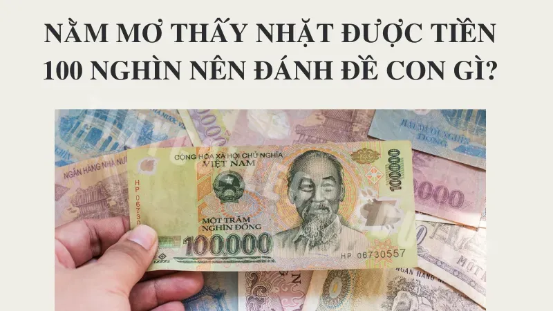 nằm mơ thấy nhặt được tiền 100 nghìn 6