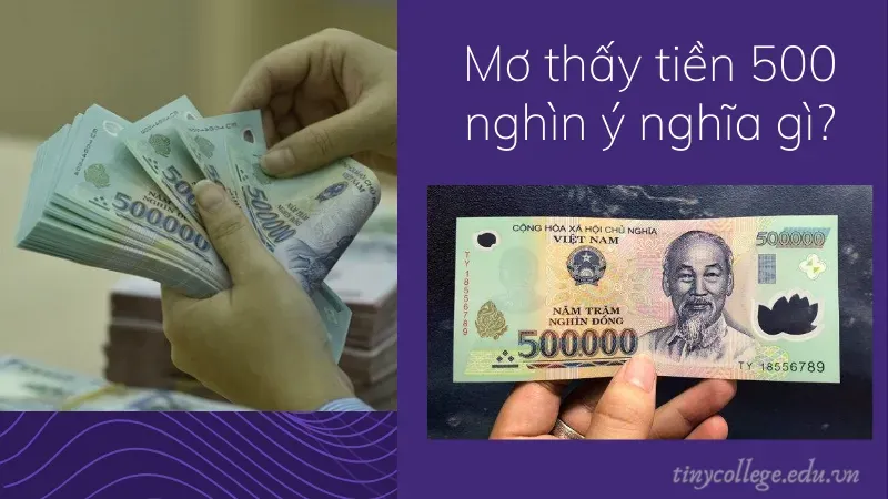 nằm mơ thấy tiền 500 nghìn đánh đề con gì 2