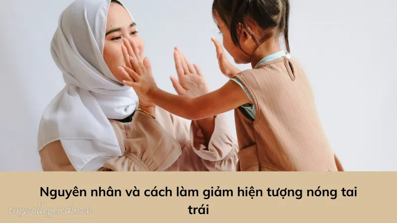 nóng tai trái nữ là điềm gì 5