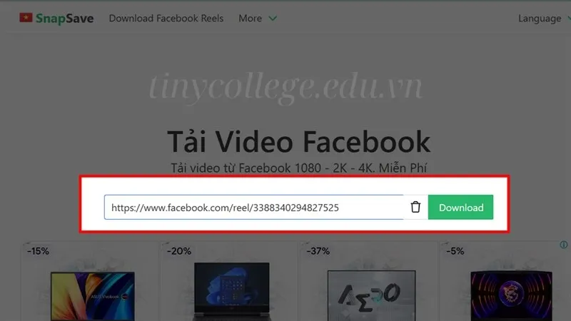 Tải video Facebook chất lượng cao với các bước đơn giản 5