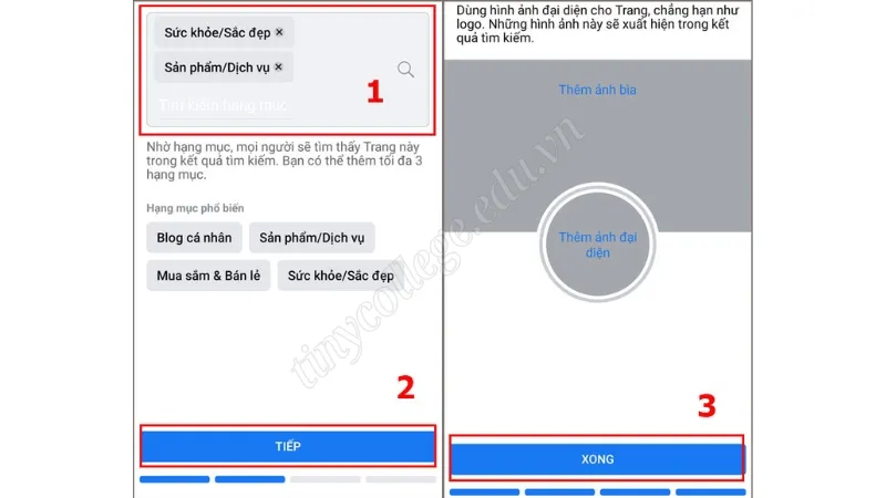 Các bước đơn giản tạo Fanpage trên điện thoại đơn giản nhất 3
