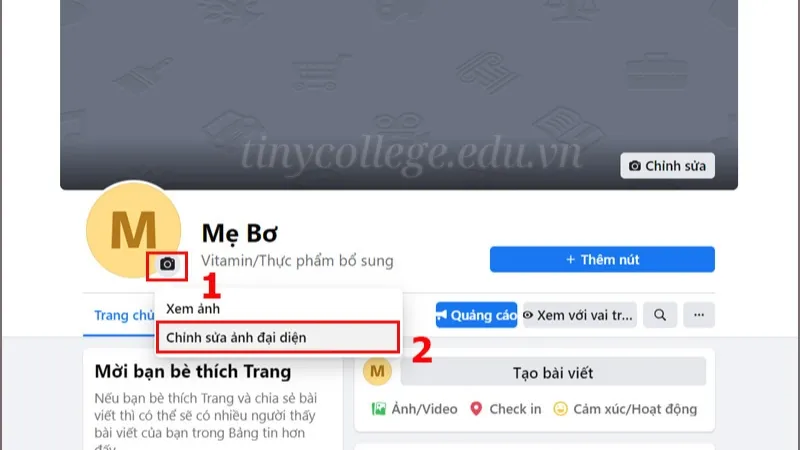 Các bước đơn giản tạo Fanpage trên điện thoại đơn giản nhất 4