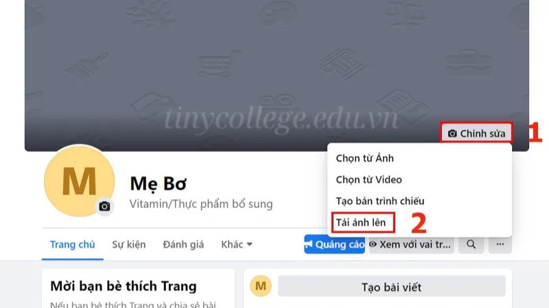 Các bước đơn giản tạo Fanpage trên điện thoại đơn giản nhất 7