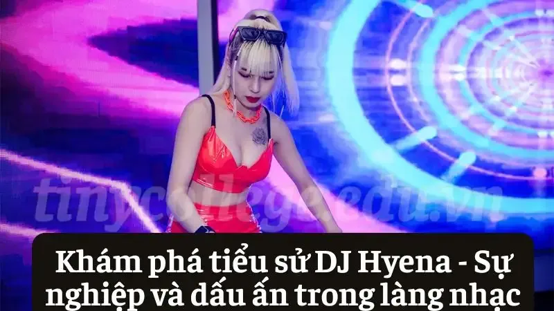 Khám phá tiểu sử DJ Hyena - Sự nghiệp và dấu ấn trong làng nhạc