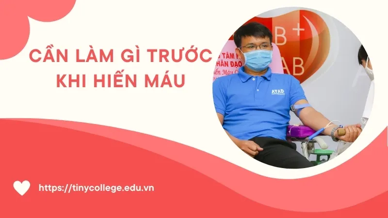 Trước khi hiến máu cần làm gì? Hướng dẫn các bước quan trọng 1