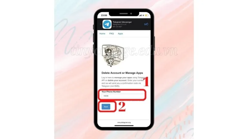 Hướng dẫn chi tiết cách xóa tài khoản Telegram vĩnh viễn 4