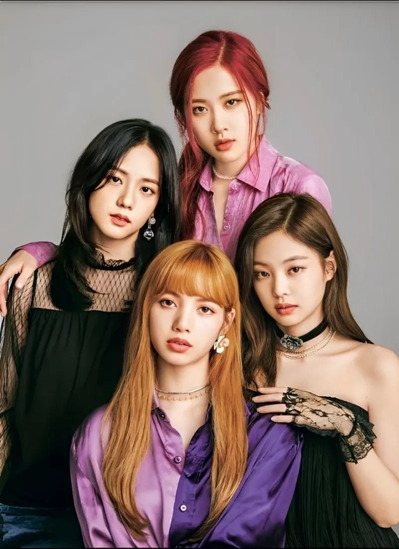 Avatar Blackpink ngầu, thể hiện thần thái mạnh mẽ của các thành viên.