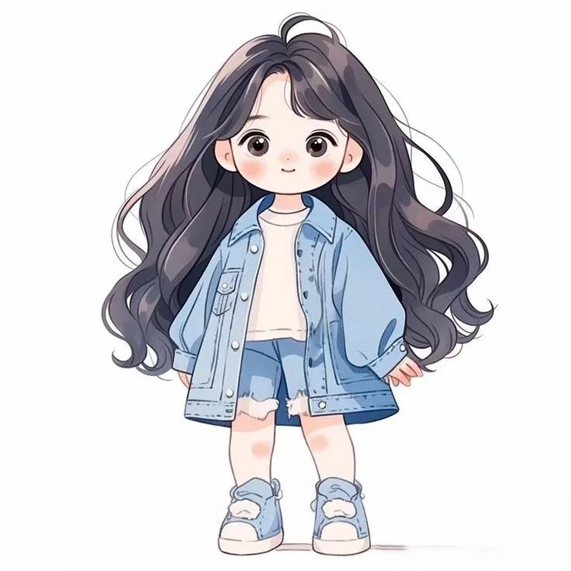 Hình nền chibi avatar khủng log với thiết kế độc đáo, gây ấn tượng mạnh.