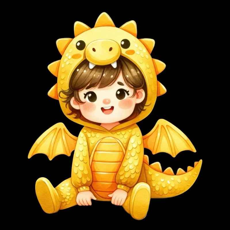 Cute chibi avatar khủng long sẽ là món quà ngọt ngào dành cho những ai yêu thích phong cách hoạt hình.