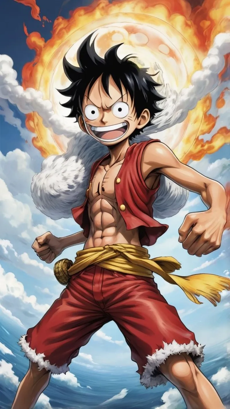 Ảnh avatar Luffy ngầu là sự lựa chọn tuyệt vời để thể hiện cá tính và sức mạnh vô hạn của Luffy.