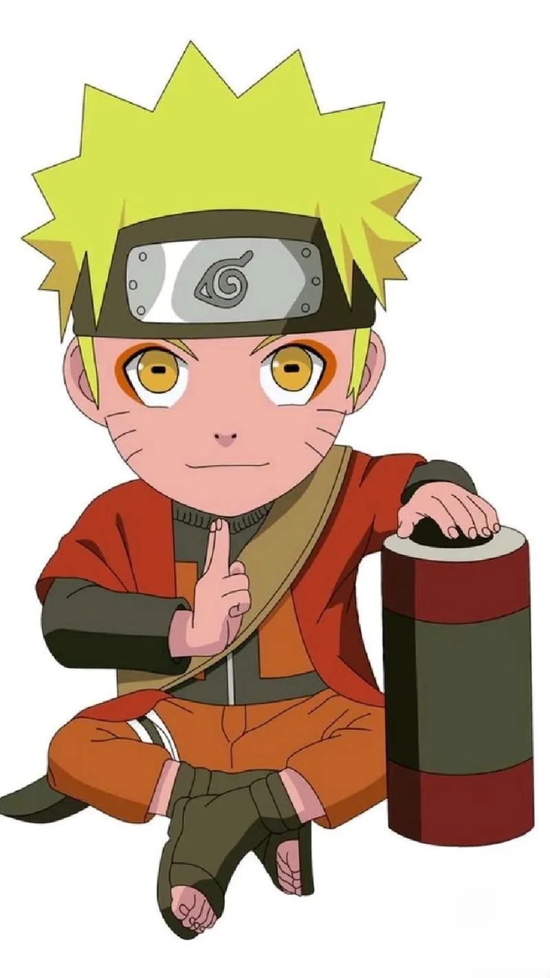 Naruto cửu vĩ hình thể hiện sức mạnh vô biên và thần thoại của nhân vật này.