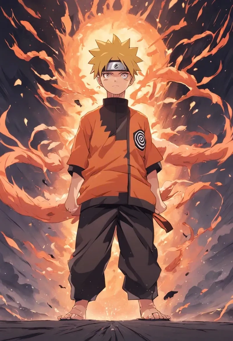 Hình cửu vĩ Naruto là biểu tượng của sức mạnh và khả năng vô hạn, không thể bỏ qua.