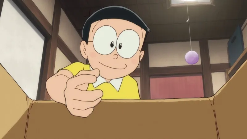 Hình ảnh Nobita và Shizuka cute thể hiện một tình bạn đẹp, ngọt ngào và chân thành.