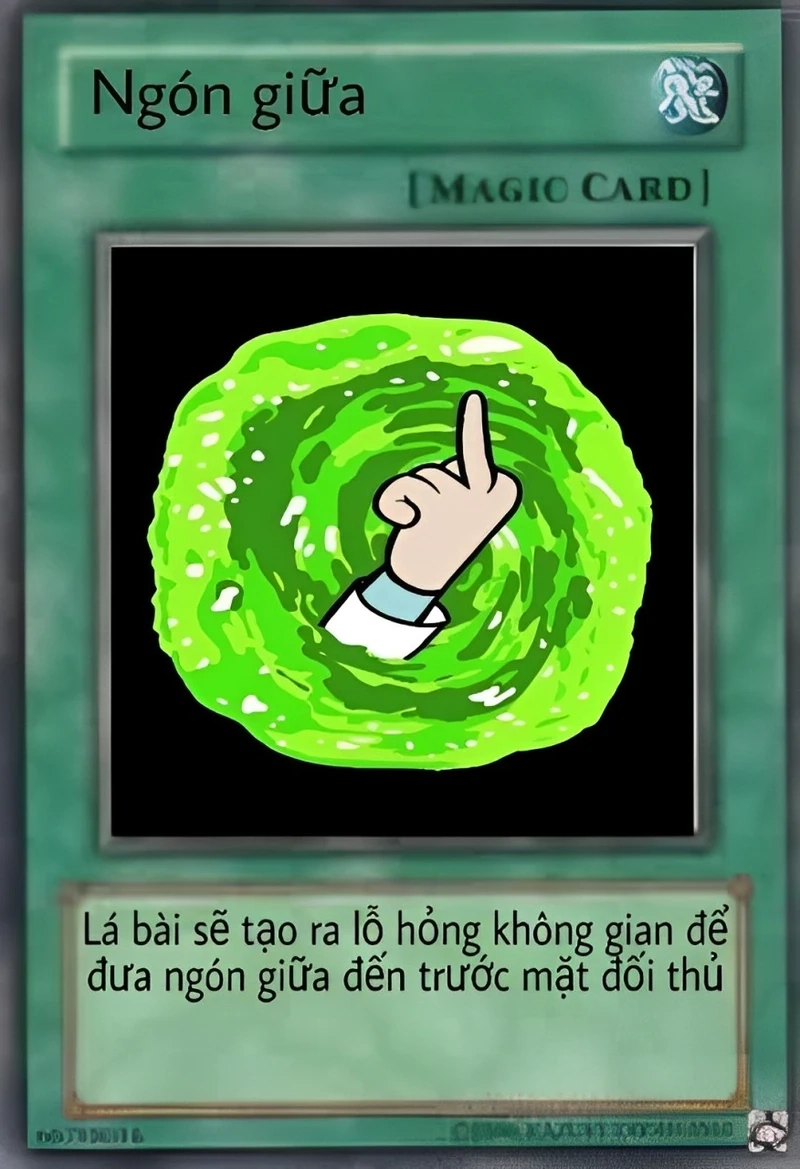 Ảnh meme bài yugioh cực kỳ vui nhộn, giúp bạn thư giãn sau những giờ làm việc căng thẳng.