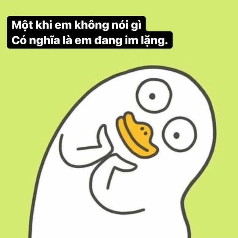 Avatar con vịt meme là lựa chọn lý tưởng cho các tài khoản cá nhân.