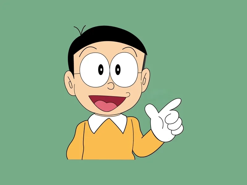 Hình Doraemon và Nobita dễ thương luôn thu hút ánh nhìn và tạo nên sự ấm áp.