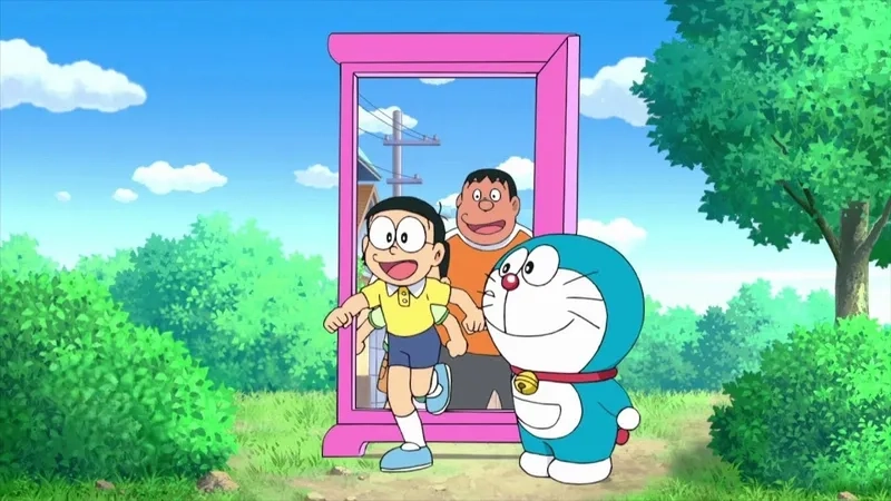 Hình ảnh Nobita ngầu là sự kết hợp hoàn hảo giữa phong cách cá tính và dễ thương.