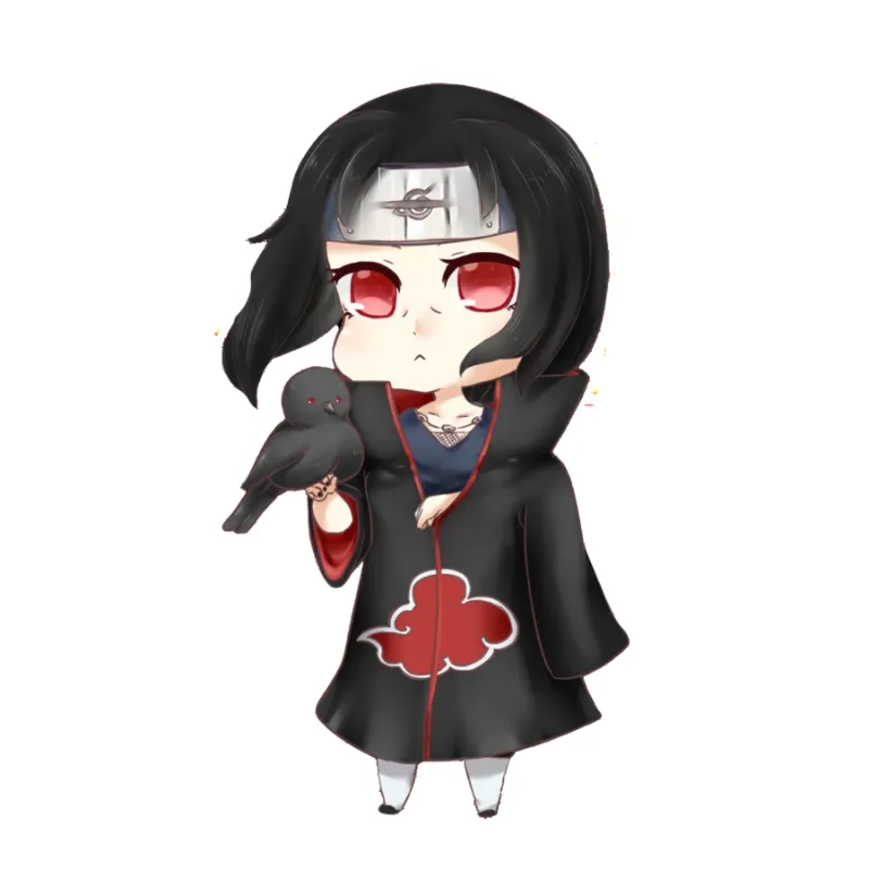 Hình Itachi chibi dễ thương sẽ làm bạn yêu thích ngay từ cái nhìn đầu tiên.