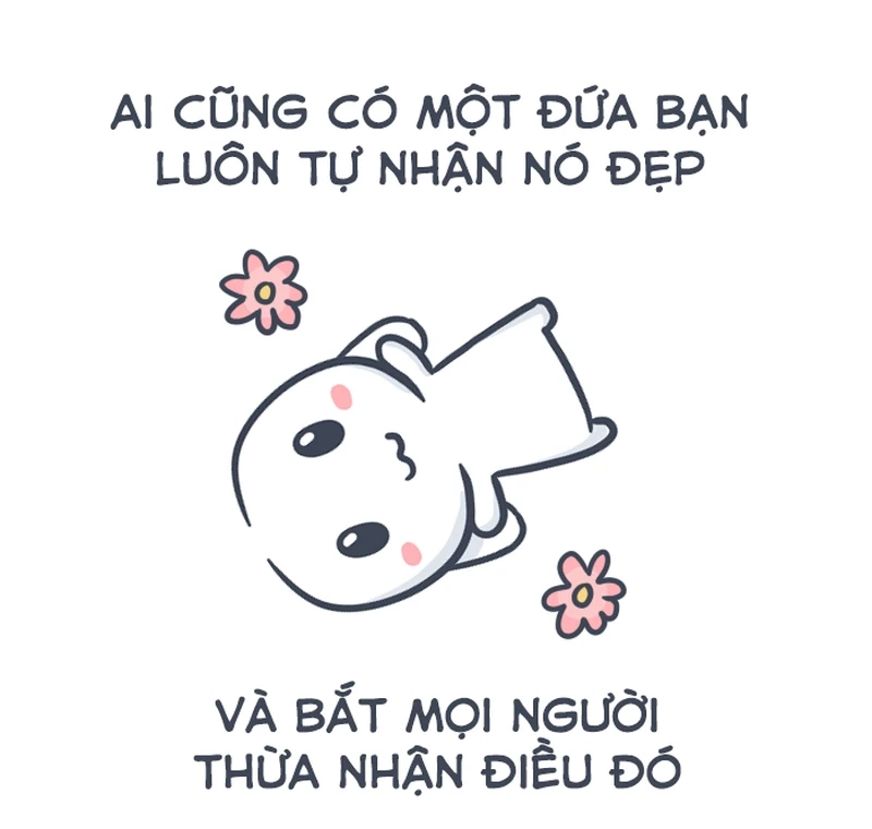 Meme thỏ trắng mang đến sự dễ thương và hài hước tuyệt vời.