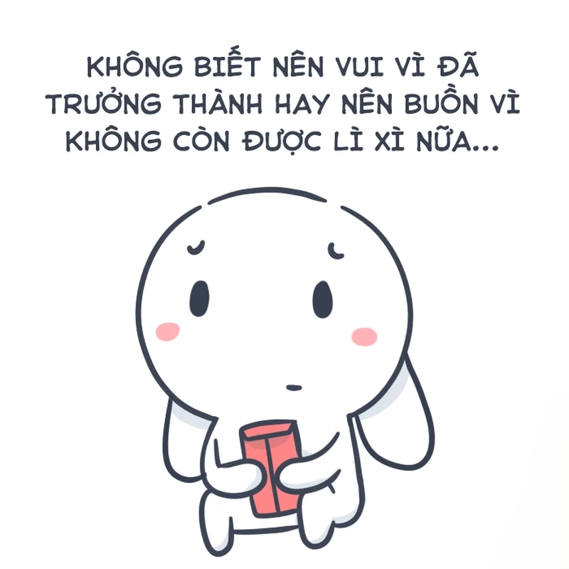 Con thỏ hồng meme với nét dễ thương và hài hước làm người xem thích thú.