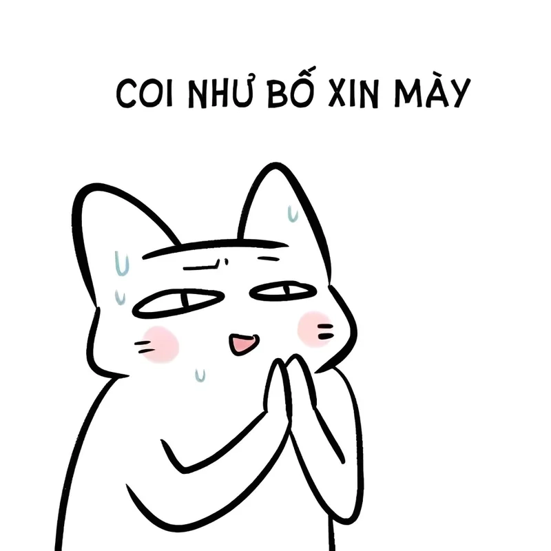 Meme quỳ xuống xin lỗi là biểu tượng của sự hối lỗi và kính trọng trong tình huống hài hước.