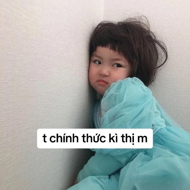 Meme em bé cute luôn là sự lựa chọn lý tưởng để chia sẻ những khoảnh khắc ngọt ngào và đáng yêu.