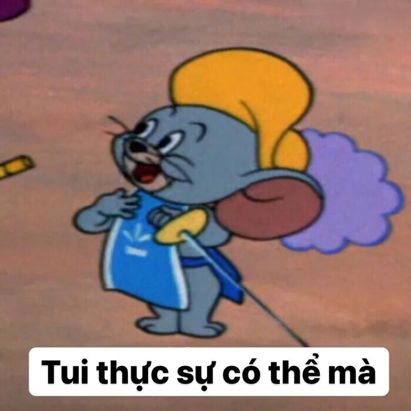 Meme chuột Jerry luôn dễ thương và cực kỳ hài hước, mang lại tiếng cười cho mọi người.