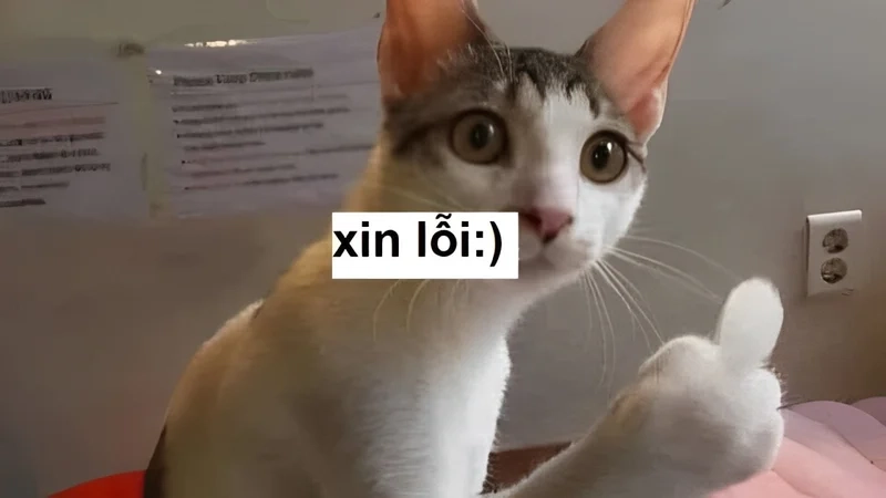 Em xin lỗi meme khiến người khác phải bật cười, đừng bỏ lỡ!