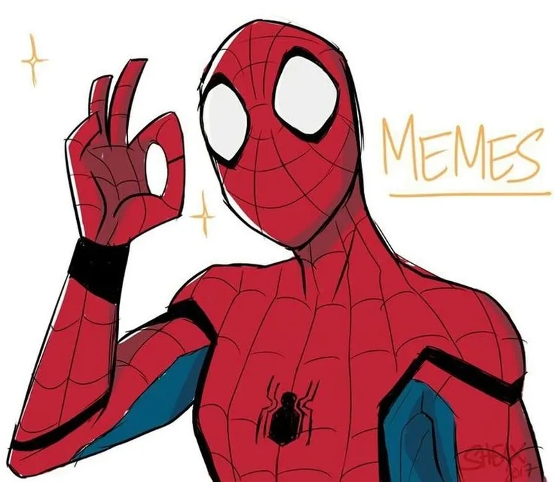 Meme spiderman glasses mang đến phong cách mới lạ và hài hước của nhân vật nổi tiếng này.