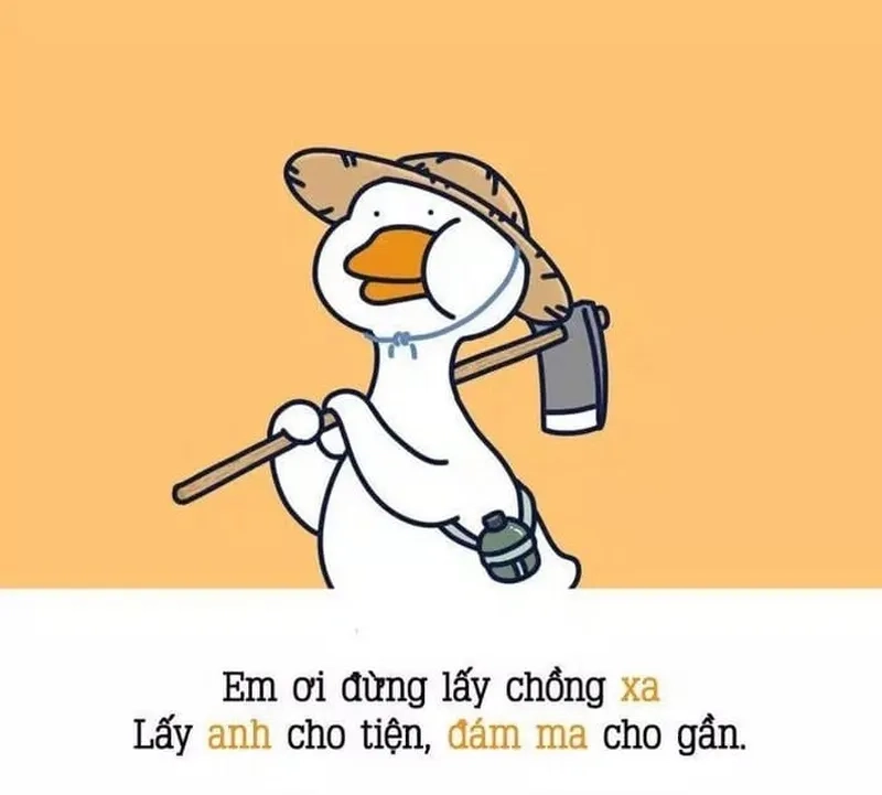 Hình meme cute tình yêu sẽ khiến người nhận cảm thấy vui vẻ và hạnh phúc.