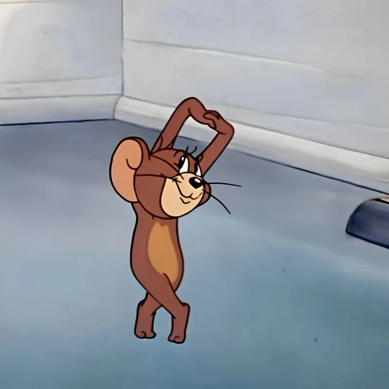 Ảnh meme Tom và Jerry cực kỳ dễ thương và hài hước.