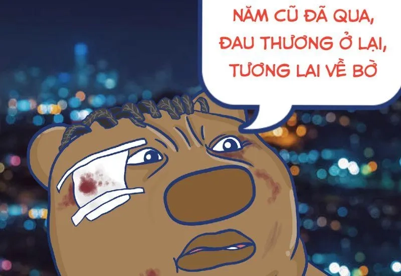 Meme mèo trắng dễ thương với biểu cảm đáng yêu và vui nhộn.