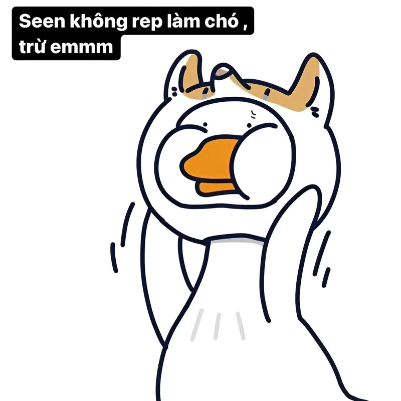 Meme con vịt vàng chu mỏ đáng yêu, tạo nên làn sóng chia sẻ mạnh mẽ.