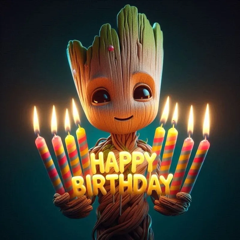 Meme happy birthday cute gửi gắm lời chúc dễ thương.