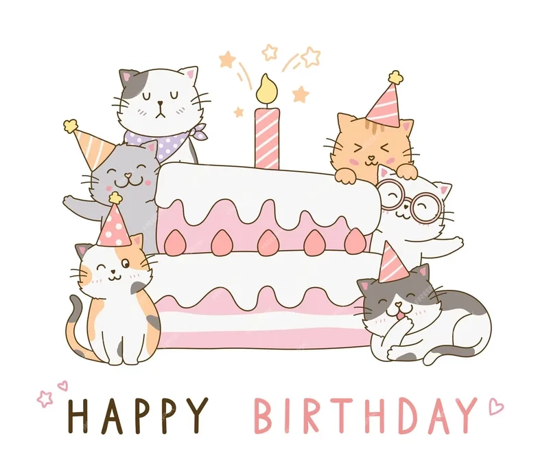 Happy birthday gif meme sinh động làm sinh nhật tràn đầy màu sắc.