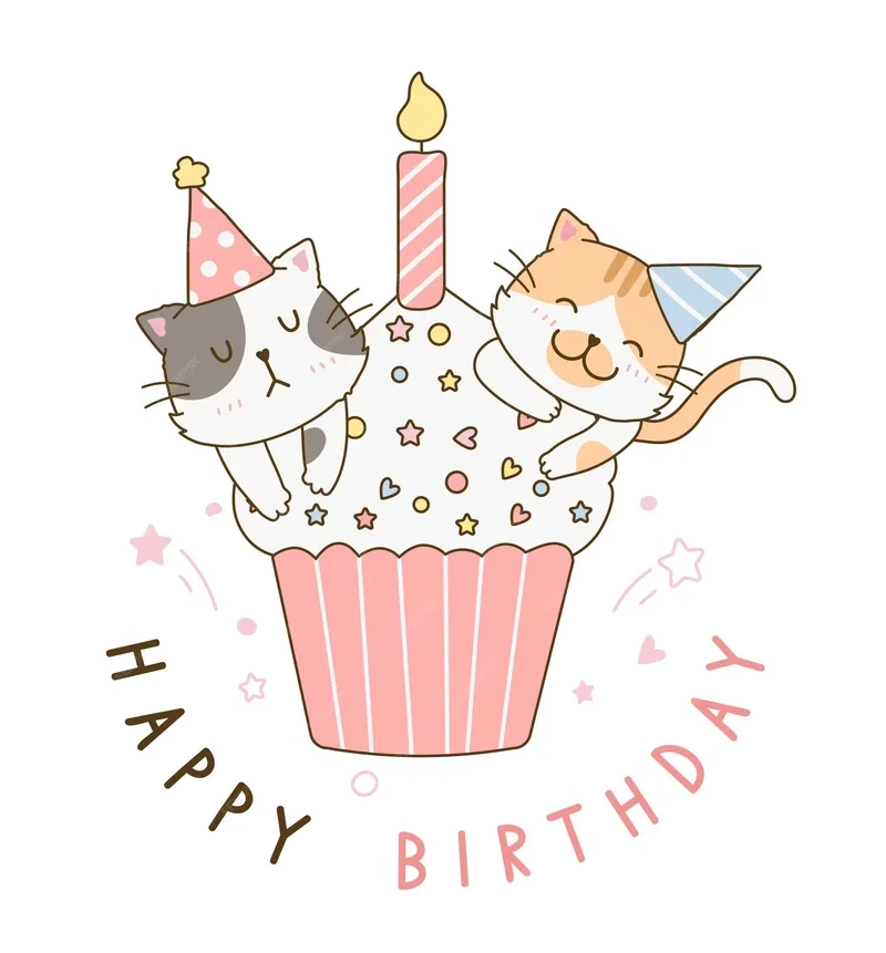 Happy birthday cat meme là lựa chọn hoàn hảo cho người yêu mèo.