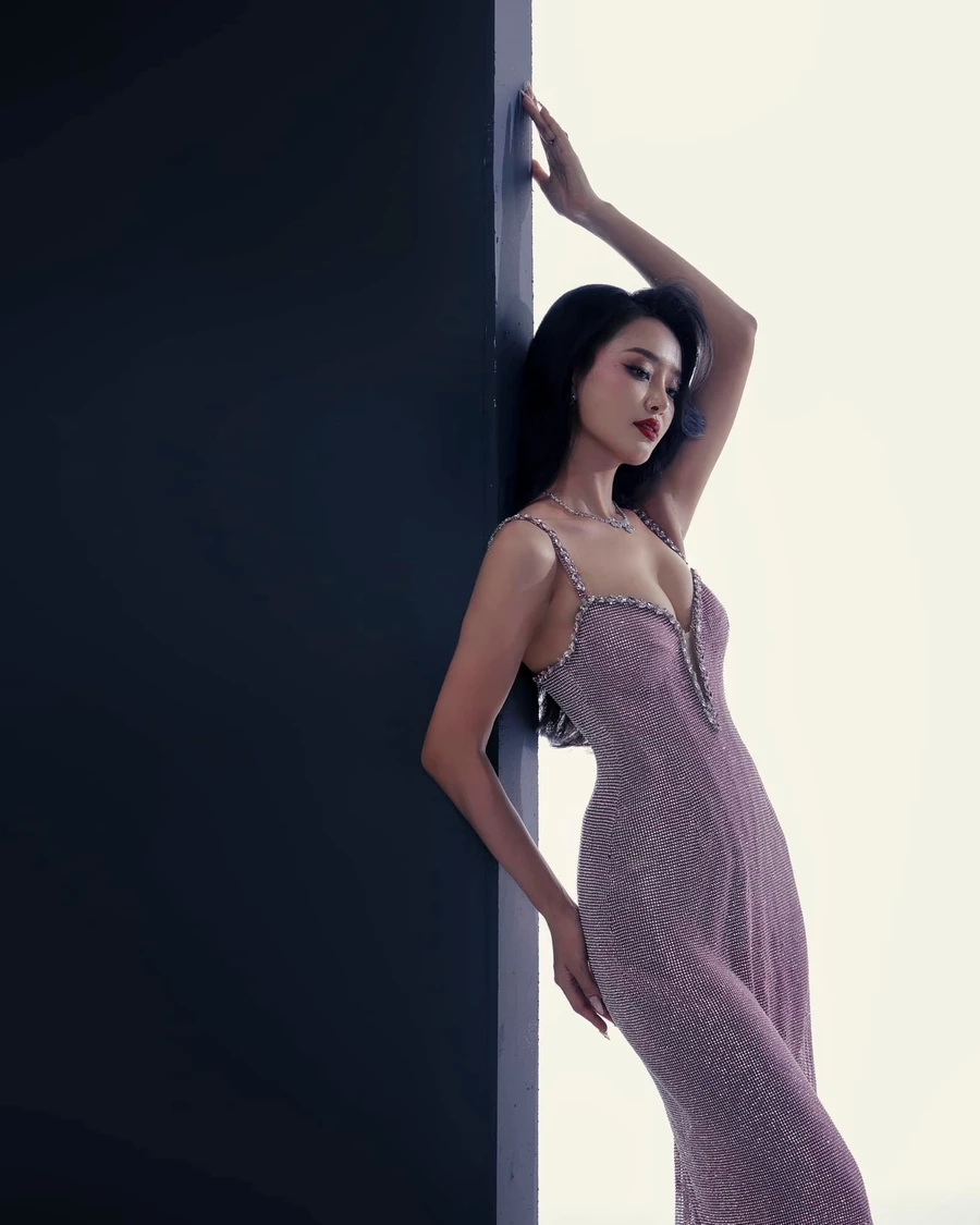 Hình ảnh ấn tượng của Miss Intercontinental 2024 Bùi Khánh Linh tại sự kiện sắc đẹp quốc tế.