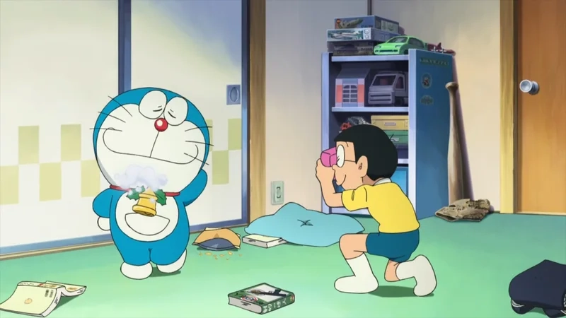 Cảm động với khoảnh khắc doraemon và nobita gặp nhau đầy ý nghĩa