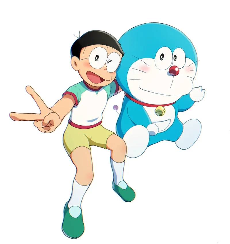 Ngắm ngay doraemon và nobita ngầu với tạo hình siêu cool